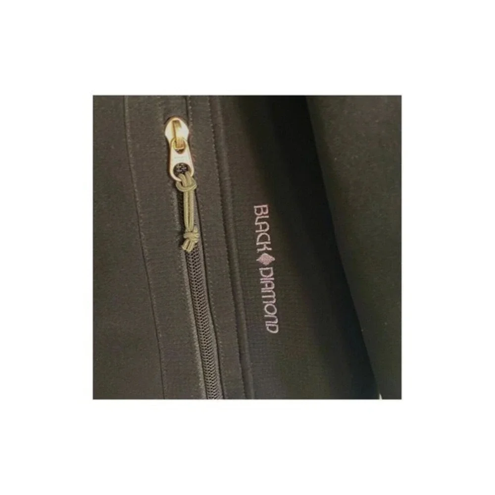 Black Diamond‎ Medium Weight Jacket Matte Black Polyester Men’s Large